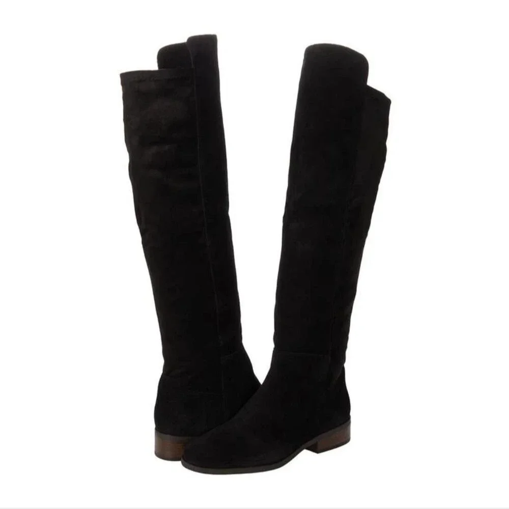 womans tall soft leather dark Academia Scholarly knee-high western classy grunge